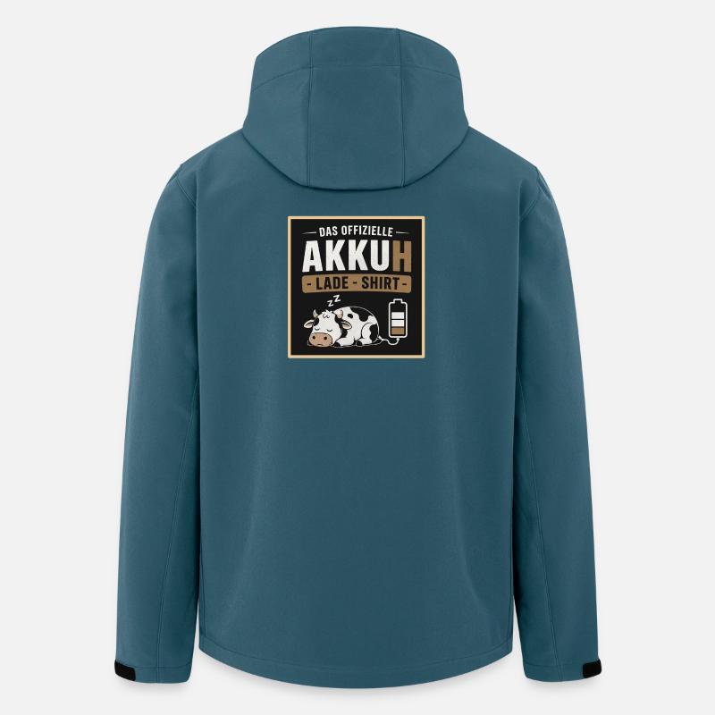 Offizielles Akkuh lade Shirt - Recycelte Männer Softshell-Jacke von Stanley/Stella - Dunkles Petrol