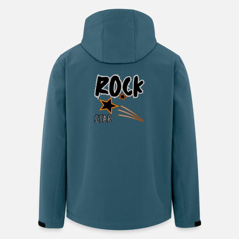 Rock Star - Veste softshell homme en polyester recyclé Stanley/Stella - bleu pétrole foncé