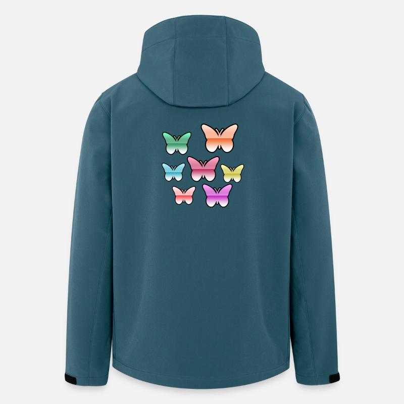 Schnetterlinge - Veste softshell homme en polyester recyclé Stanley/Stella - bleu pétrole foncé