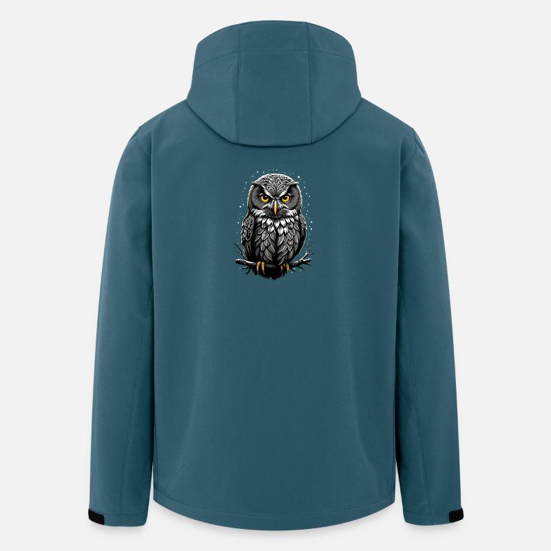 Owl print - Men’s Recycled Softshell Jacket by Stanley/Stella - stargazer