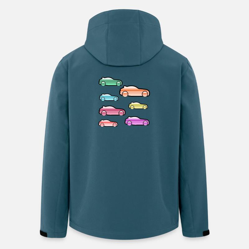 Autos - Recycelte Männer Softshell-Jacke von Stanley/Stella - Dunkles Petrol