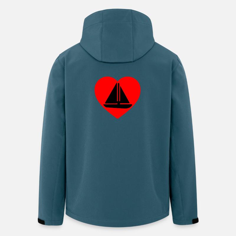 Segeln - Recycelte Männer Softshell-Jacke von Stanley/Stella - Dunkles Petrol