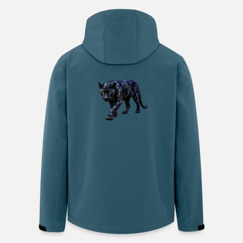 Polygon Panther - Men’s Recycled Softshell Jacket by Stanley/Stella - stargazer