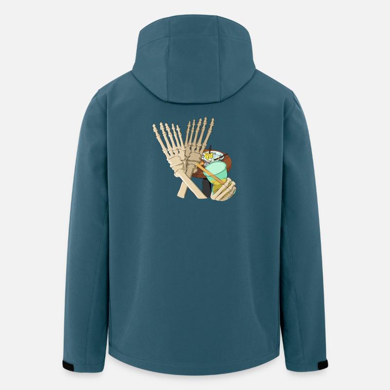 Ewigkeit - Recycelte Männer Softshell-Jacke von Stanley/Stella - Dunkles Petrol