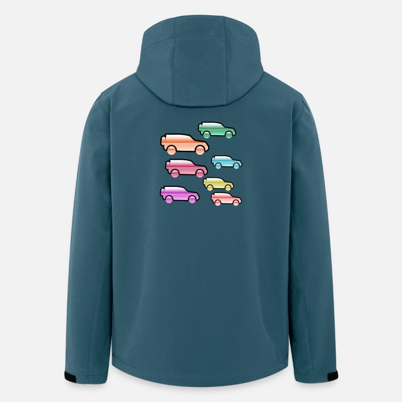 Autos - Recycelte Männer Softshell-Jacke von Stanley/Stella - Dunkles Petrol