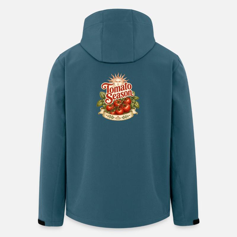 Tomaten-Saison - Recycelte Männer Softshell-Jacke von Stanley/Stella - Dunkles Petrol