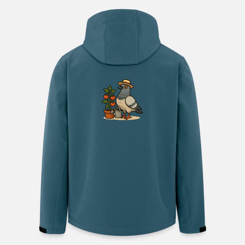 Balcony Pigeon Tomatoes Shirt - Men’s Recycled Softshell Jacket by Stanley/Stella - stargazer