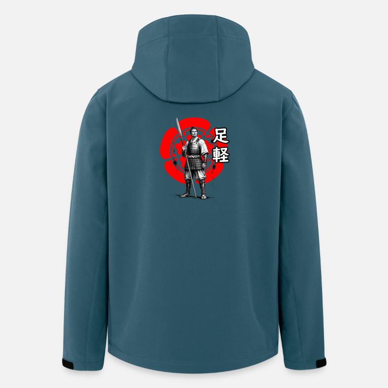 Ashigaru du clan Oda, période Sengoku - Veste softshell homme en polyester recyclé Stanley/Stella - bleu pétrole foncé