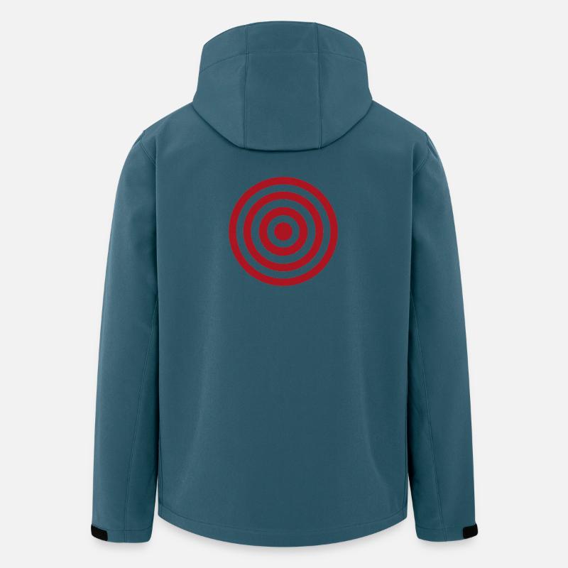 Bullseye-Ziel - Recycelte Männer Softshell-Jacke von Stanley/Stella - Dunkles Petrol