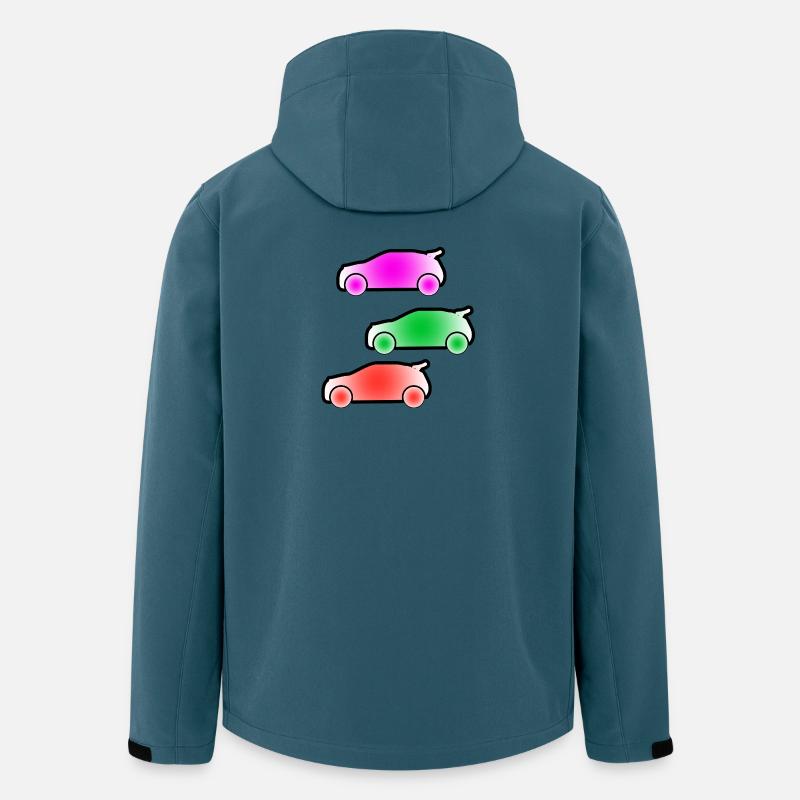 Autos - Recycelte Männer Softshell-Jacke von Stanley/Stella - Dunkles Petrol