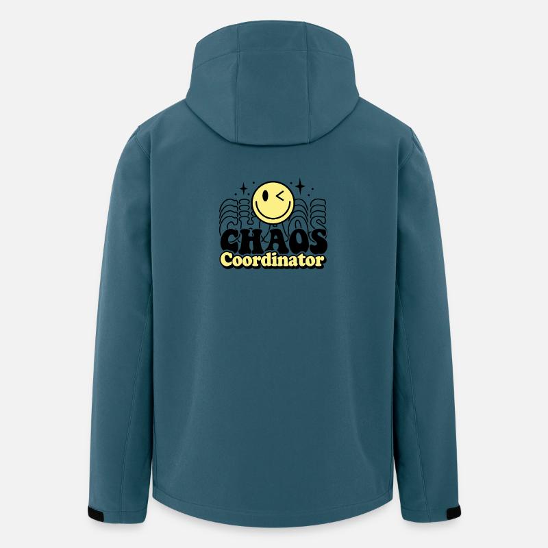 coordinateur - Veste softshell homme en polyester recyclé Stanley/Stella - bleu pétrole foncé