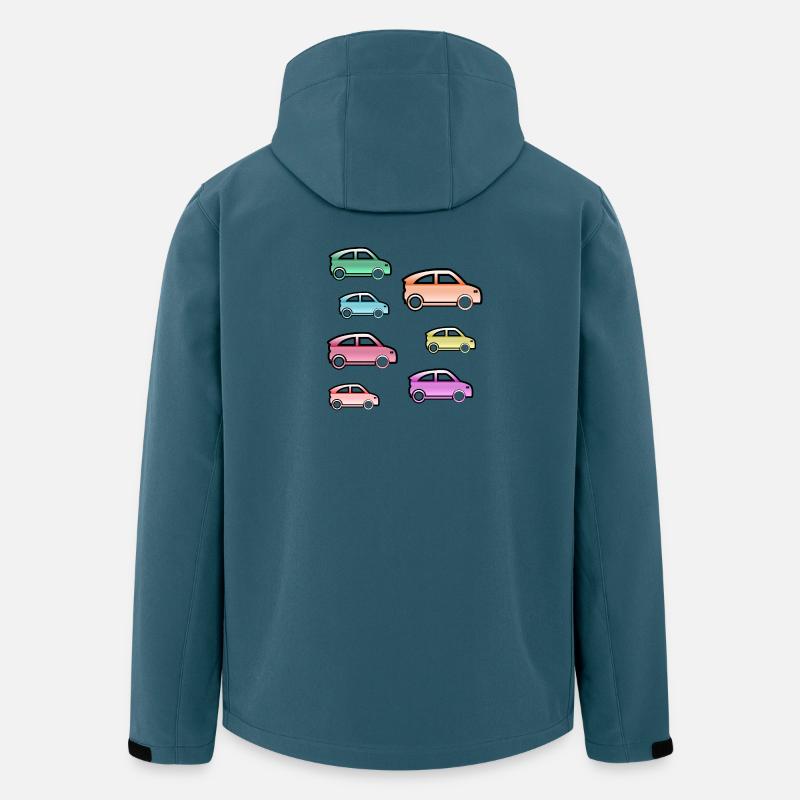 Autos - Recycelte Männer Softshell-Jacke von Stanley/Stella - Dunkles Petrol