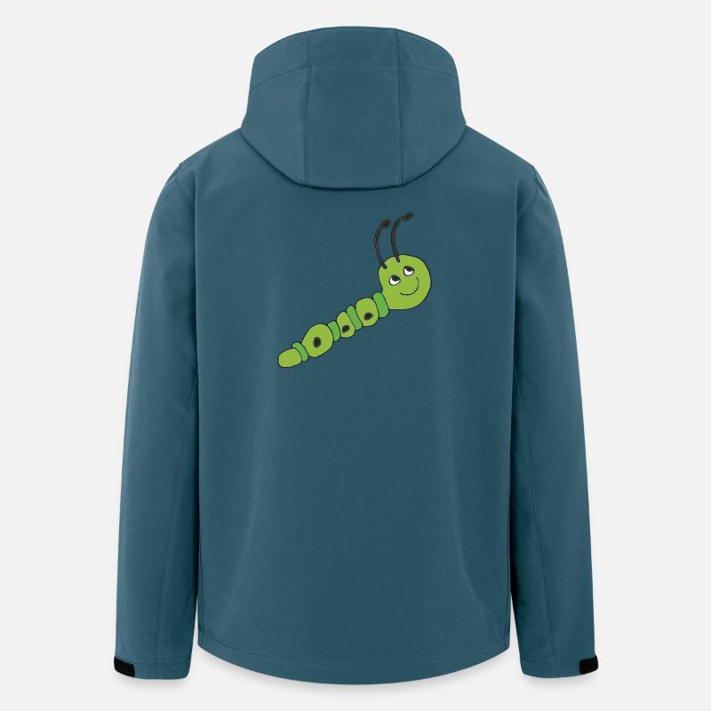 raupe - Recycelte Männer Softshell-Jacke von Stanley/Stella - Dunkles Petrol
