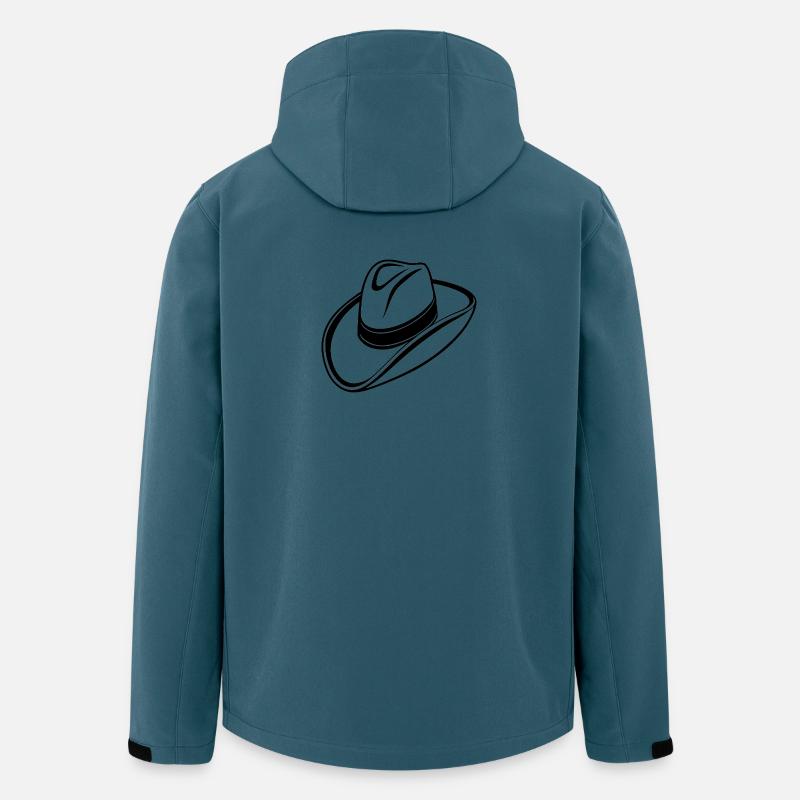 Cowboyhut - Recycelte Männer Softshell-Jacke von Stanley/Stella - Dunkles Petrol