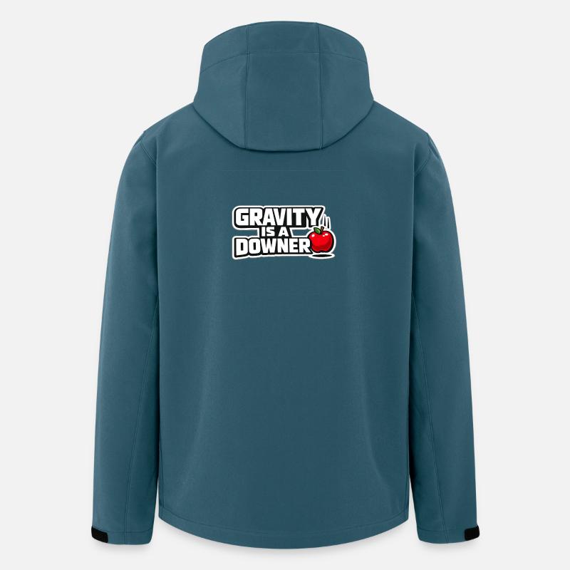 Gravity is a downer - Men’s Recycled Softshell Jacket by Stanley/Stella - stargazer