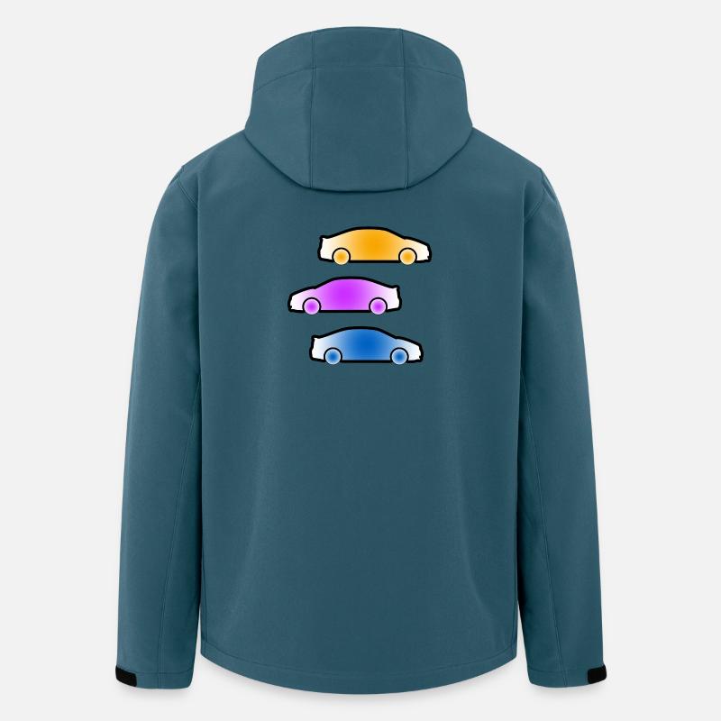 Autos - Recycelte Männer Softshell-Jacke von Stanley/Stella - Dunkles Petrol