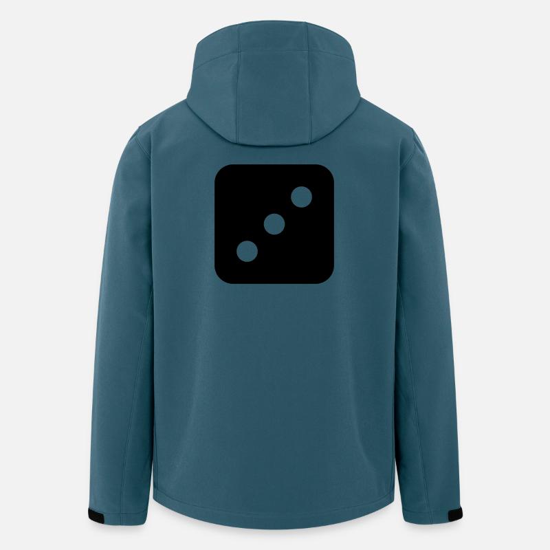 Dit - Veste softshell homme en polyester recyclé Stanley/Stella - bleu pétrole foncé