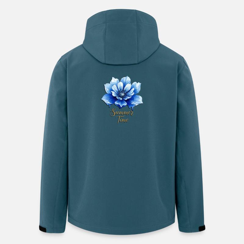 Blue Blossom – Daylight Saving Time - Men’s Recycled Softshell Jacket by Stanley/Stella - stargazer
