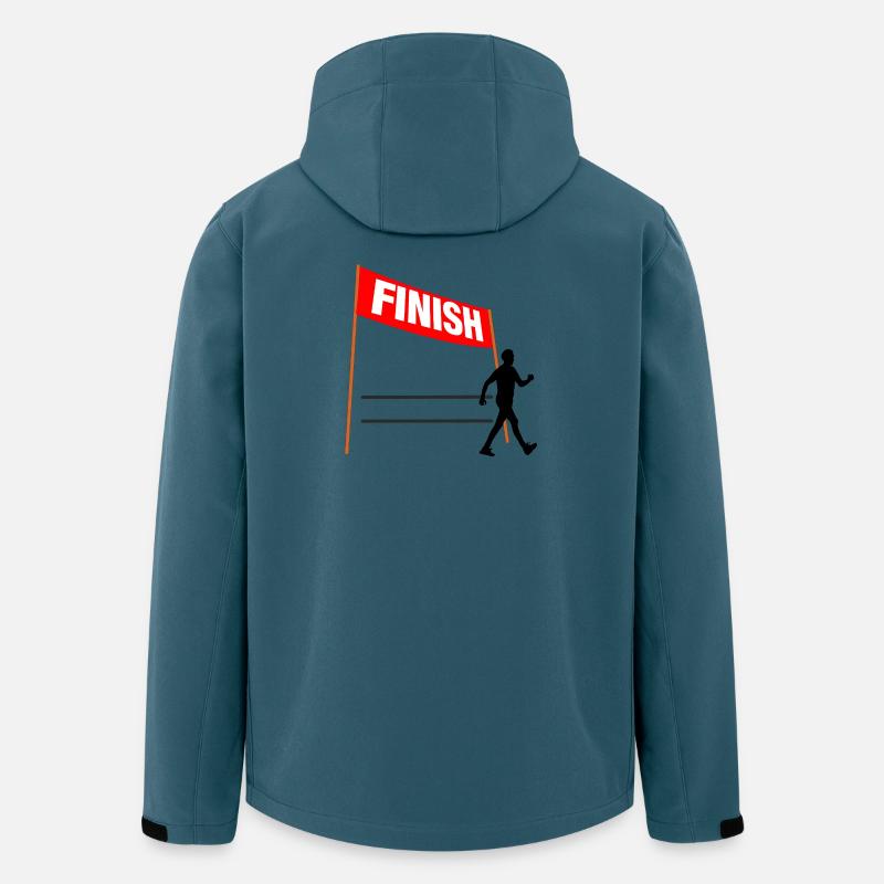 Walking Finish Custom Men - Recycelte Männer Softshell-Jacke von Stanley/Stella - Dunkles Petrol