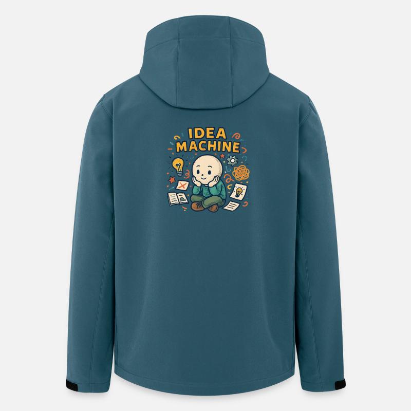 Idea Machine Cartoon - Men’s Recycled Softshell Jacket by Stanley/Stella - stargazer