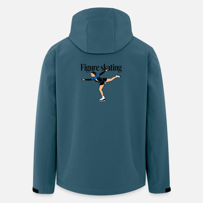 Eiskunstlauf - Recycelte Männer Softshell-Jacke von Stanley/Stella - Dunkles Petrol