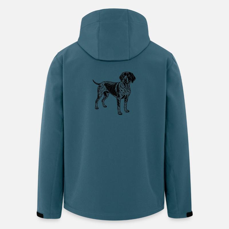 German shorthaired pointer - Men’s Recycled Softshell Jacket by Stanley/Stella - stargazer