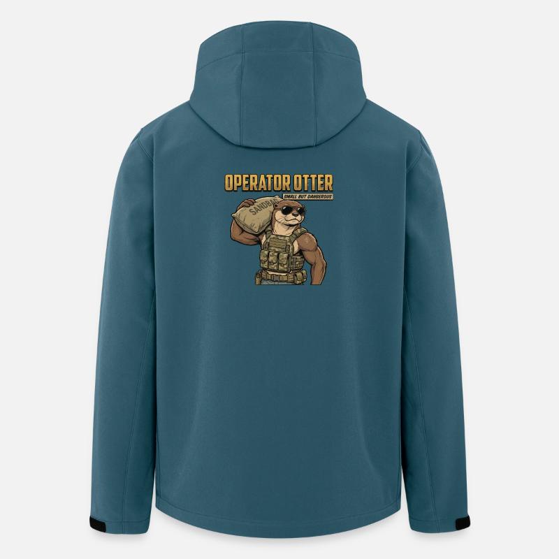 Operator Otter - Recycelte Männer Softshell-Jacke von Stanley/Stella - Dunkles Petrol