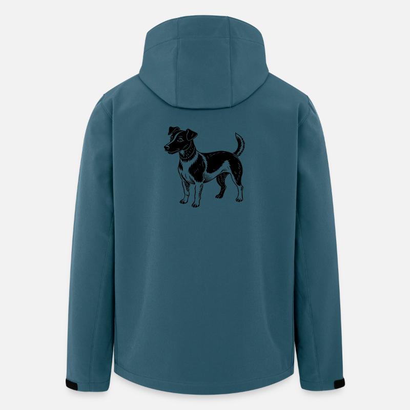 Jack Russel - Recycelte Männer Softshell-Jacke von Stanley/Stella - Dunkles Petrol