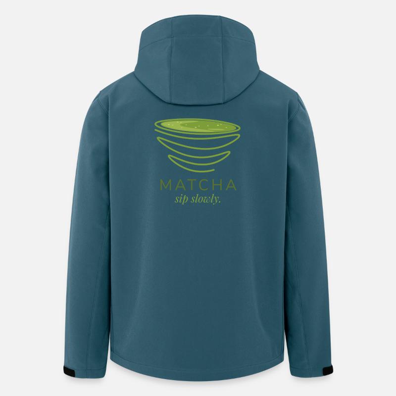 Matcha - Recycelte Männer Softshell-Jacke von Stanley/Stella - Dunkles Petrol
