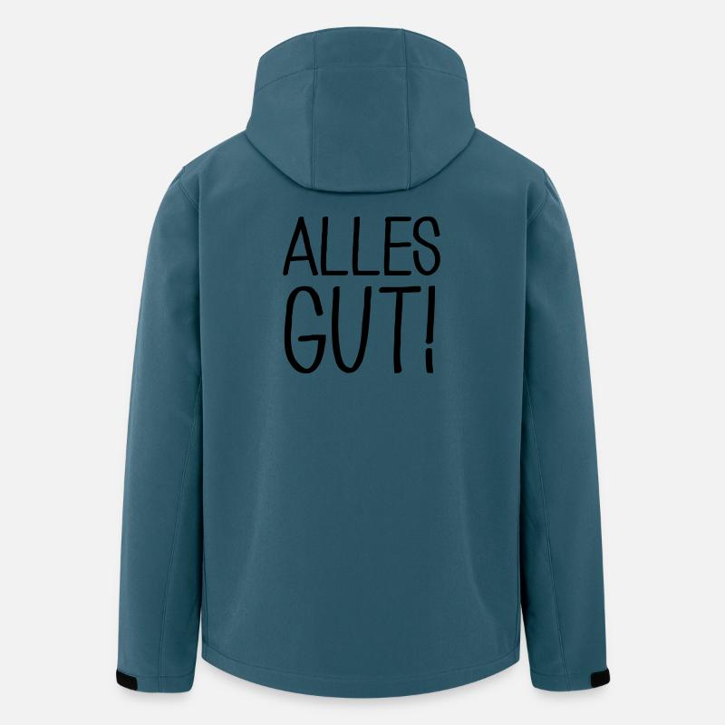 Alles gut - Recycelte Männer Softshell-Jacke von Stanley/Stella - Dunkles Petrol