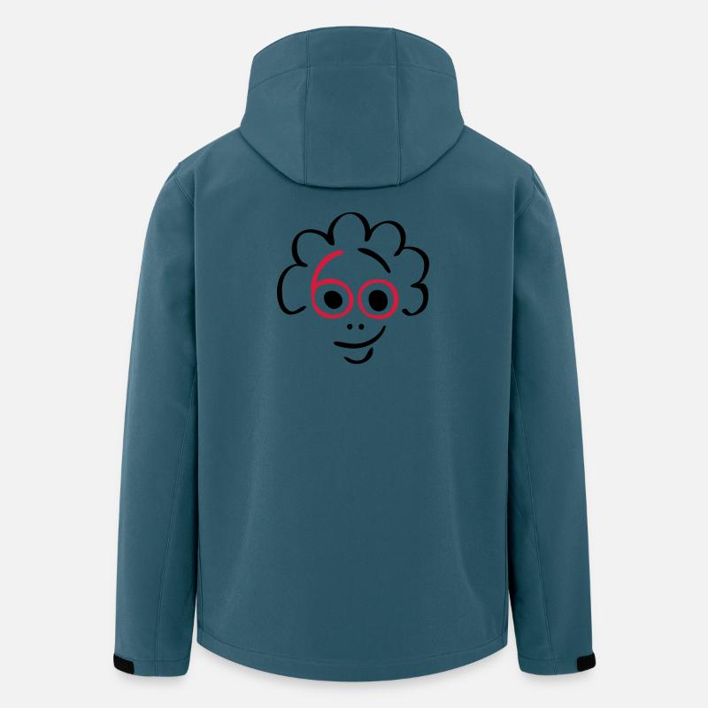 60 Jahre - coole Frau! - Recycelte Männer Softshell-Jacke von Stanley/Stella - Dunkles Petrol