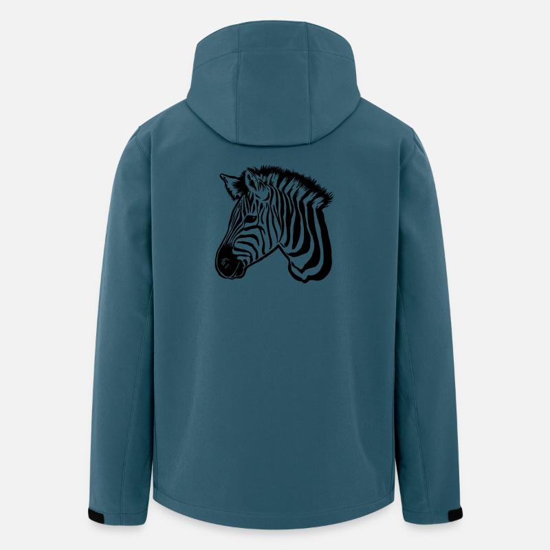 zebra dark - Men’s Recycled Softshell Jacket by Stanley/Stella - stargazer