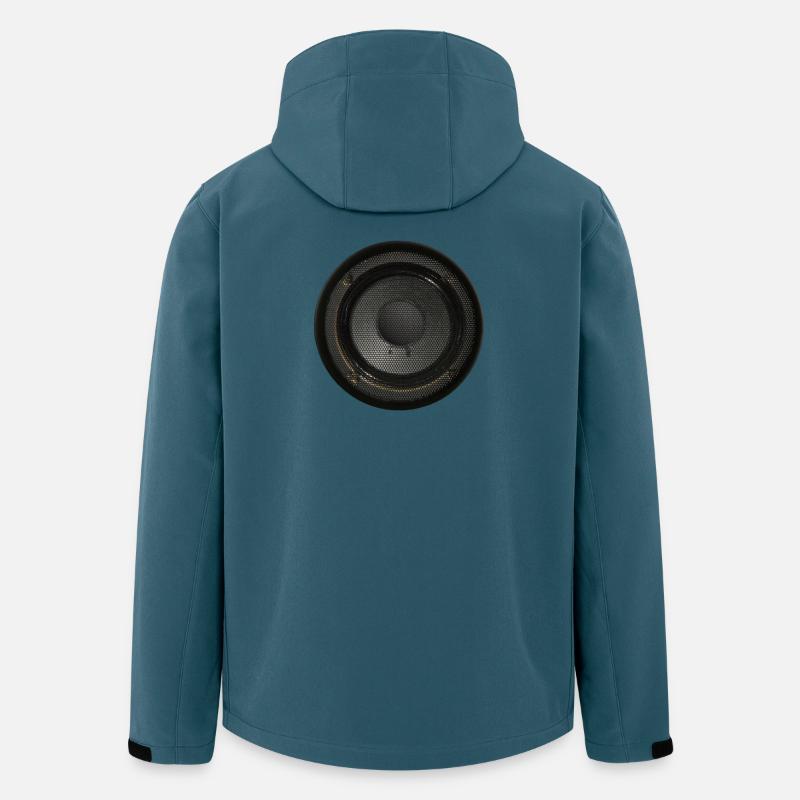Lautsprecherbox Speaker - Recycelte Männer Softshell-Jacke von Stanley/Stella - Dunkles Petrol