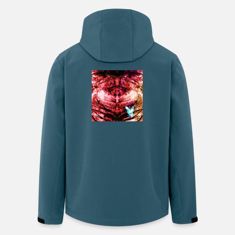 Red Forest Manala - Recycelte Männer Softshell-Jacke von Stanley/Stella - Dunkles Petrol