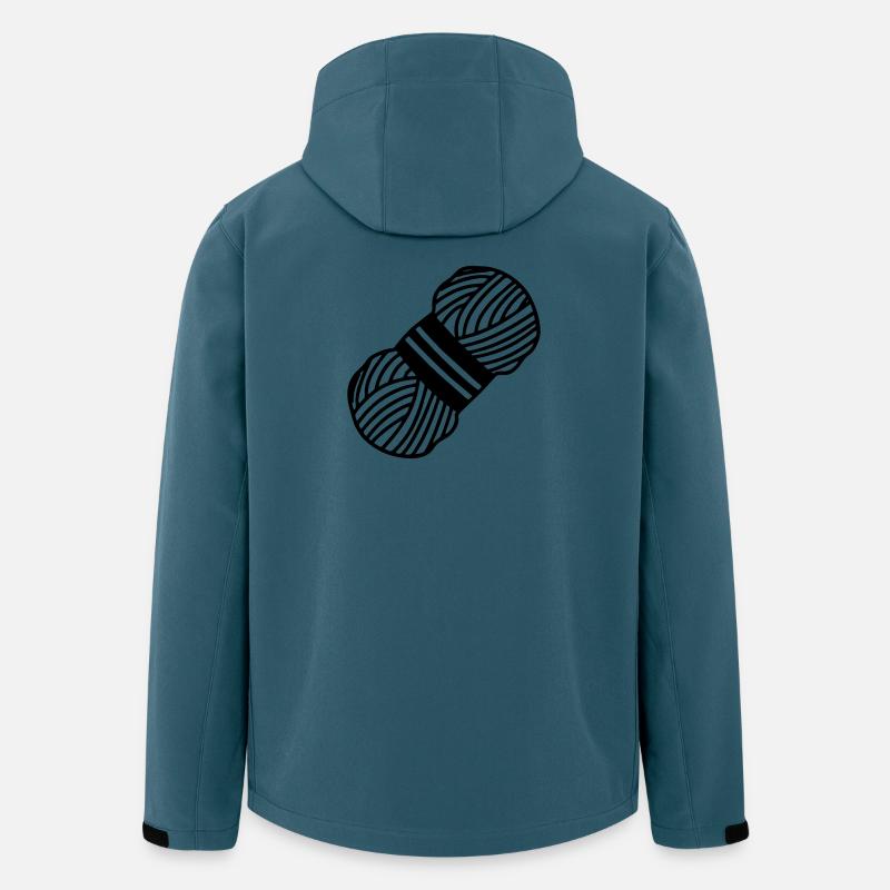 Wolle knoten oder häkeln - Recycelte Männer Softshell-Jacke von Stanley/Stella - Dunkles Petrol