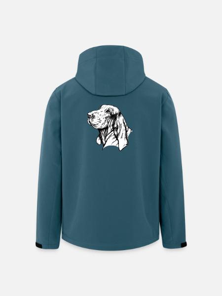 Bracco Italiano Portrait - Men’s Recycled Softshell Jacket by Stanley/Stella - stargazer