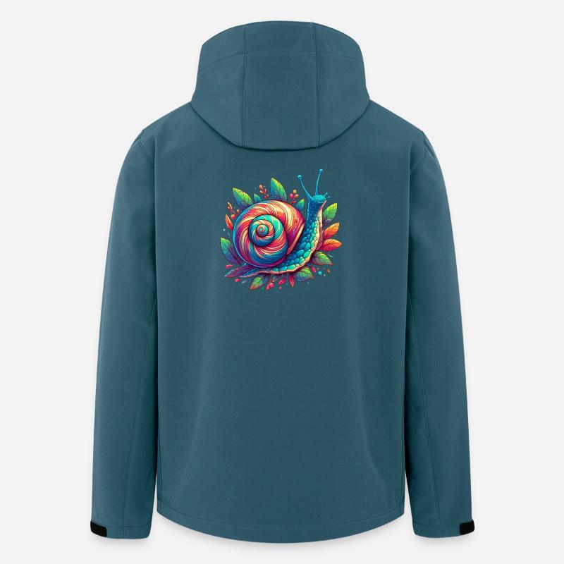 Snail - Men’s Recycled Softshell Jacket by Stanley/Stella - stargazer