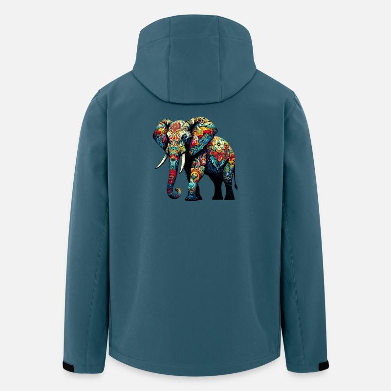 Elephant - Men’s Recycled Softshell Jacket by Stanley/Stella - stargazer