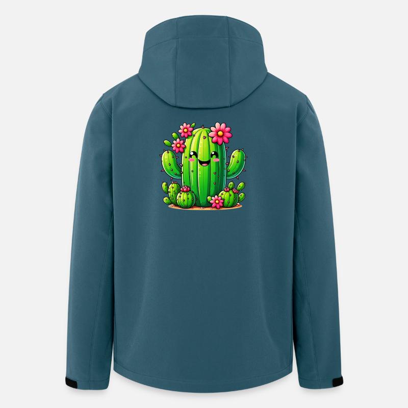 Kaktus - Recycelte Männer Softshell-Jacke von Stanley/Stella - Dunkles Petrol