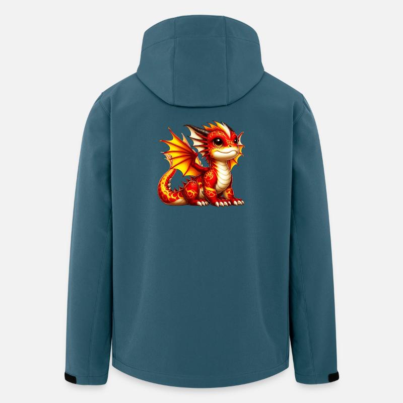 Dragon - Veste softshell homme en polyester recyclé Stanley/Stella - bleu pétrole foncé