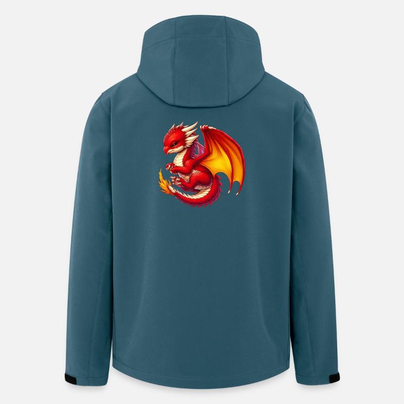 Dragon - Veste softshell homme en polyester recyclé Stanley/Stella - bleu pétrole foncé