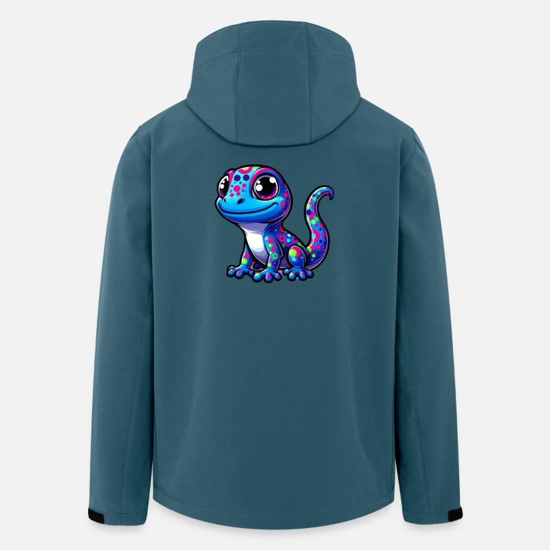 Gecko - Softshelljacka herr i återvunnen polyester Discoverer Stanley/Stella - mörk petrol