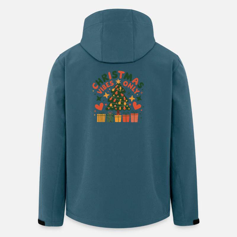 Nur Weihnachtsstimmung - Recycelte Männer Softshell-Jacke von Stanley/Stella - Dunkles Petrol