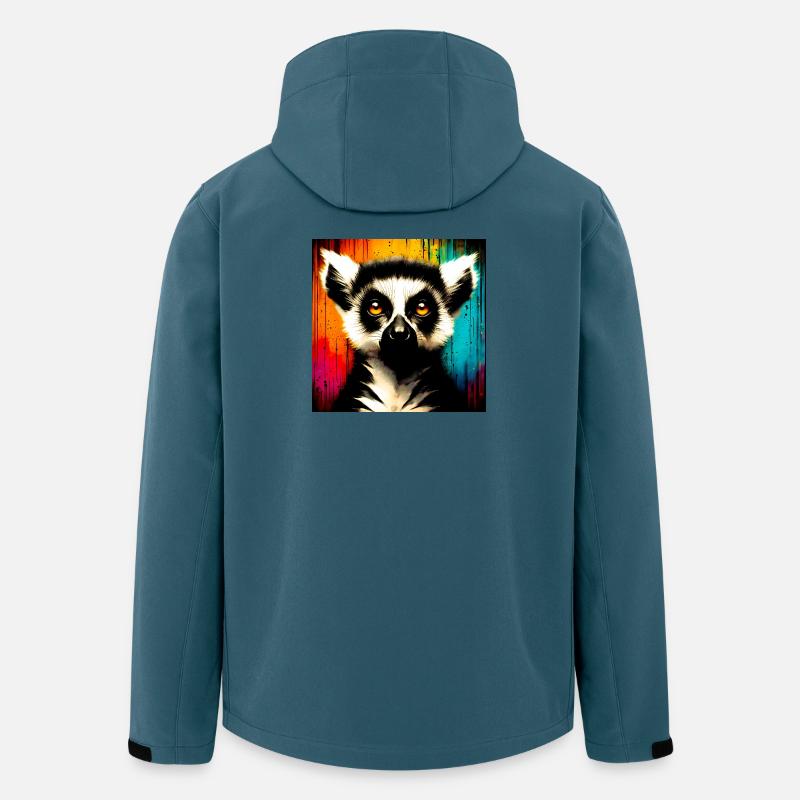 Lemur - Recycelte Männer Softshell-Jacke von Stanley/Stella - Dunkles Petrol