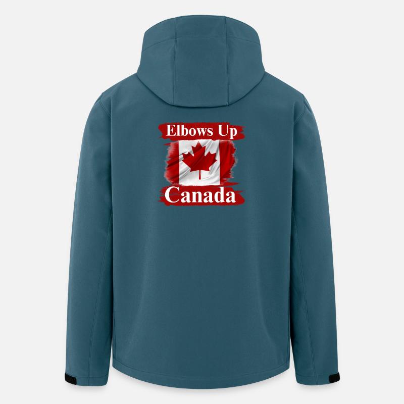 Ellbogen hoch Kanada Protest T-Shirt - Recycelte Männer Softshell-Jacke von Stanley/Stella - Dunkles Petrol