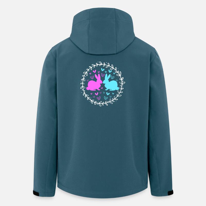 Gender Reveal Ostern Werdende Mutter - Recycelte Männer Softshell-Jacke von Stanley/Stella - Dunkles Petrol