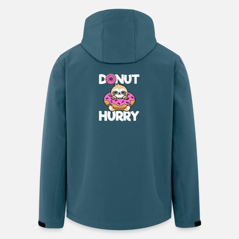 Beignet Hurry Sloth Beignet - Veste softshell homme en polyester recyclé Stanley/Stella - bleu pétrole foncé