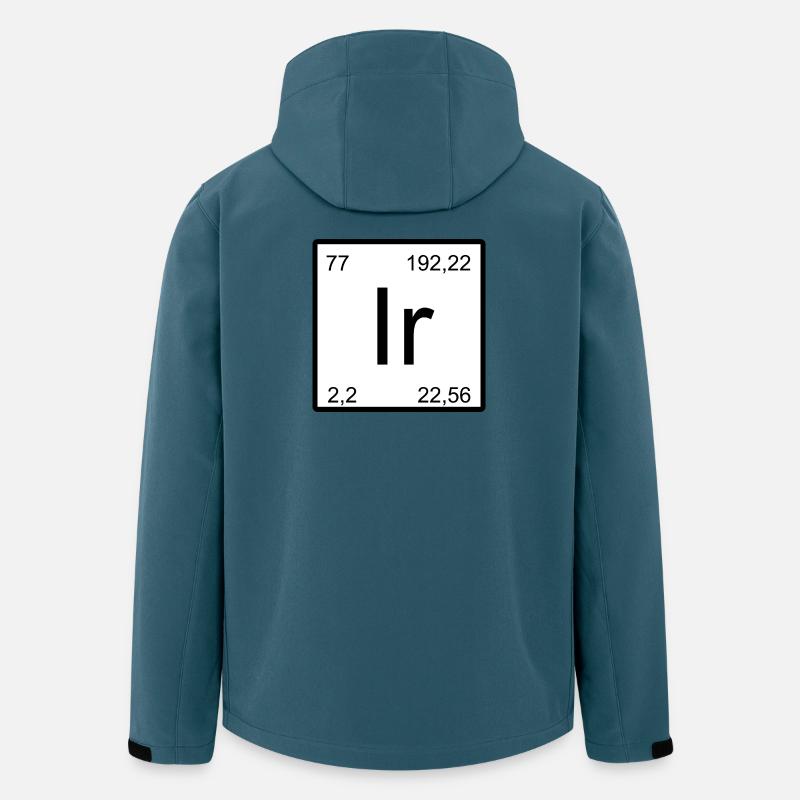 Iridium symbol in the periodic table - Men’s Recycled Softshell Jacket by Stanley/Stella - stargazer