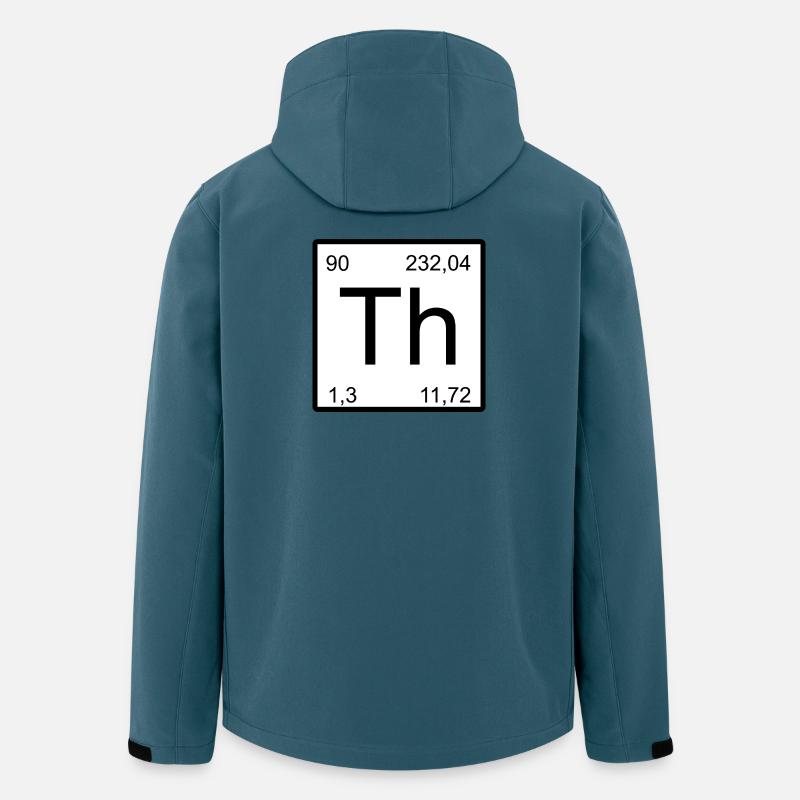 Th Thorium-Element Symbol Artwork - Recycelte Männer Softshell-Jacke von Stanley/Stella - Dunkles Petrol