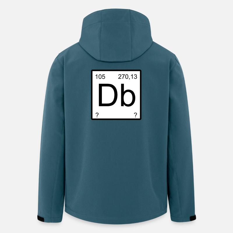 Dubnium Element Typography - Men’s Recycled Softshell Jacket by Stanley/Stella - stargazer